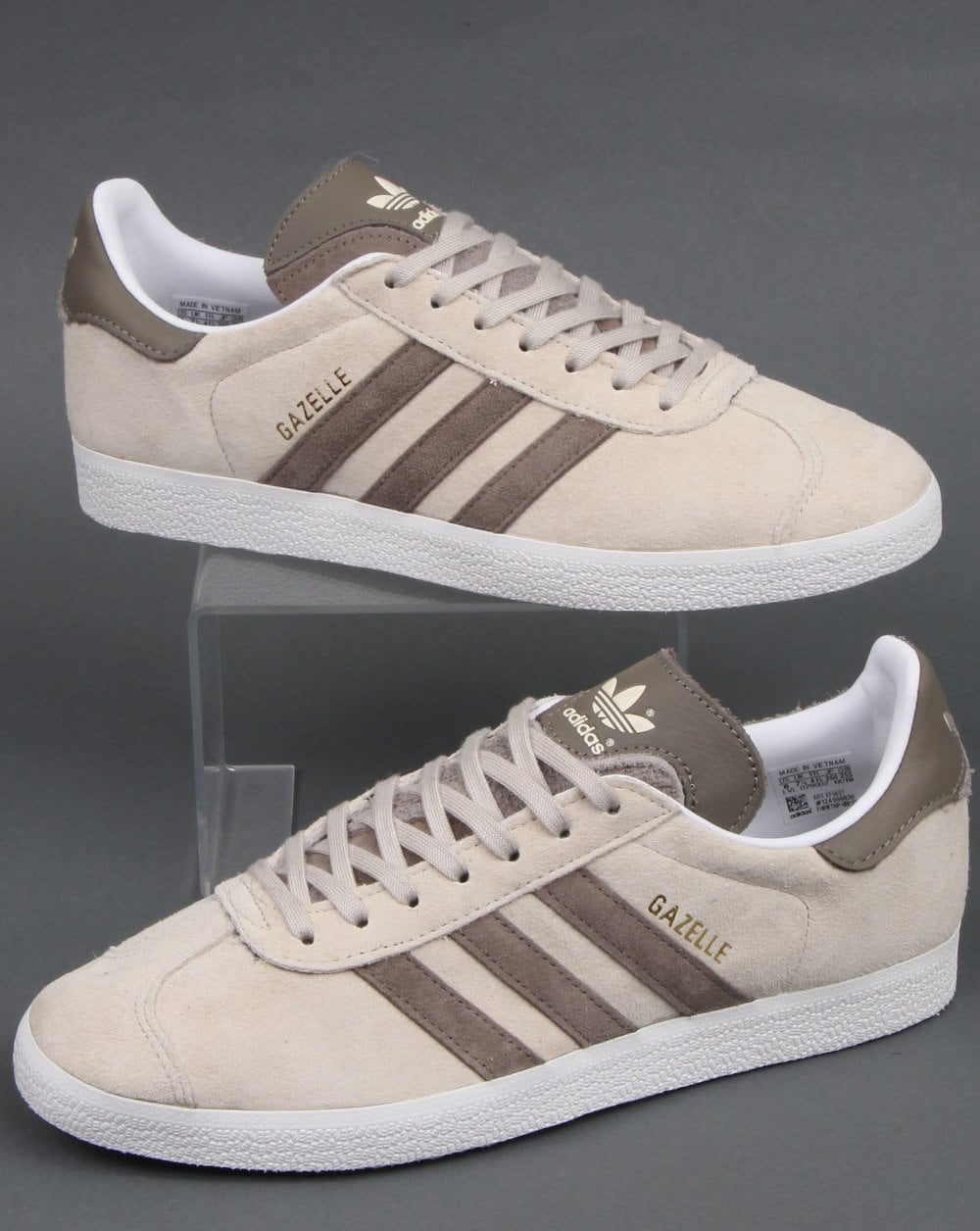 Adidas Gazelle Trainers Clear Brown