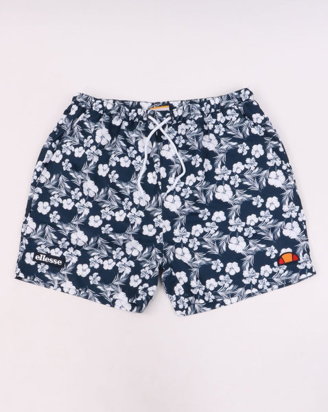 Ellesse Floral Swim Shorts Navy White