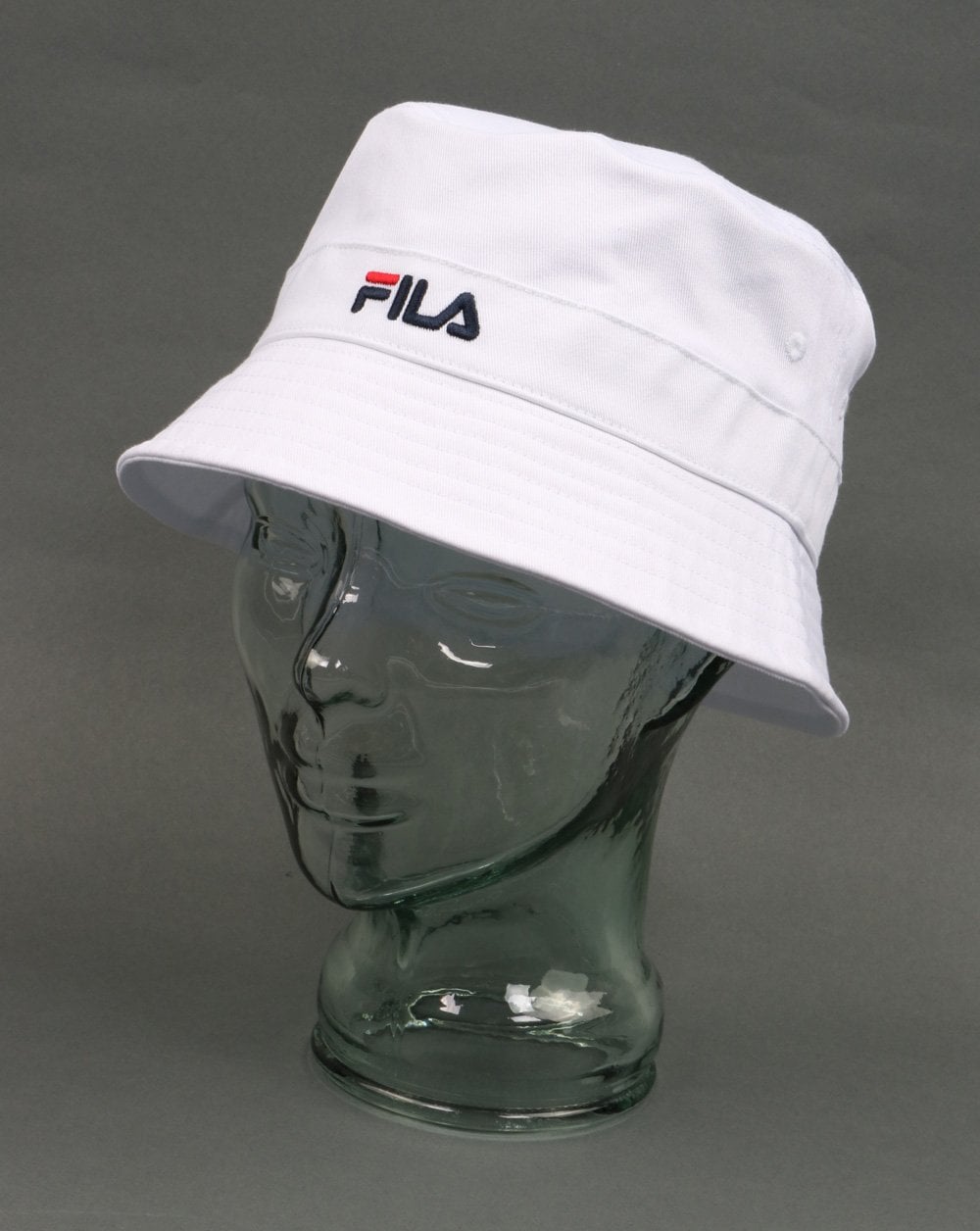 Fila Vintage Butler Bucket Hat White