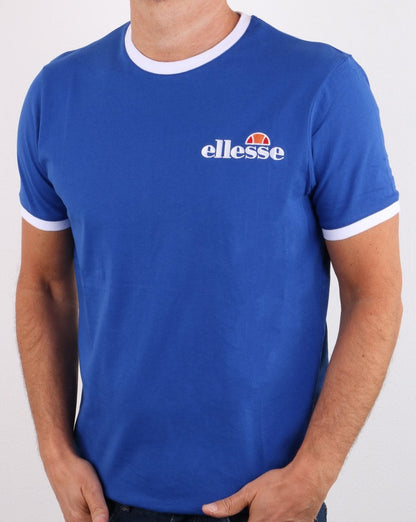 Ellesse Ringer T Shirt Blue