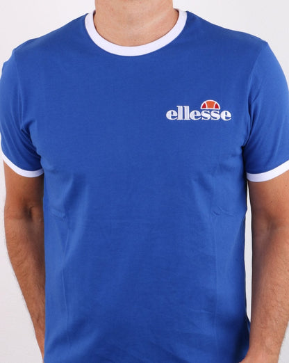 Ellesse Ringer T Shirt Blue