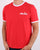 Ellesse Ringer T Shirt Red