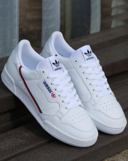 Adidas Continental 80 Trainers White/Red/Navy