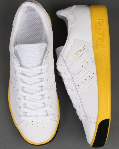 Adidas Forest Hills Trainers White/Yellow