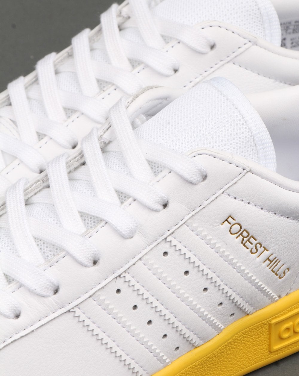 Adidas Forest Hills Trainers White/Yellow
