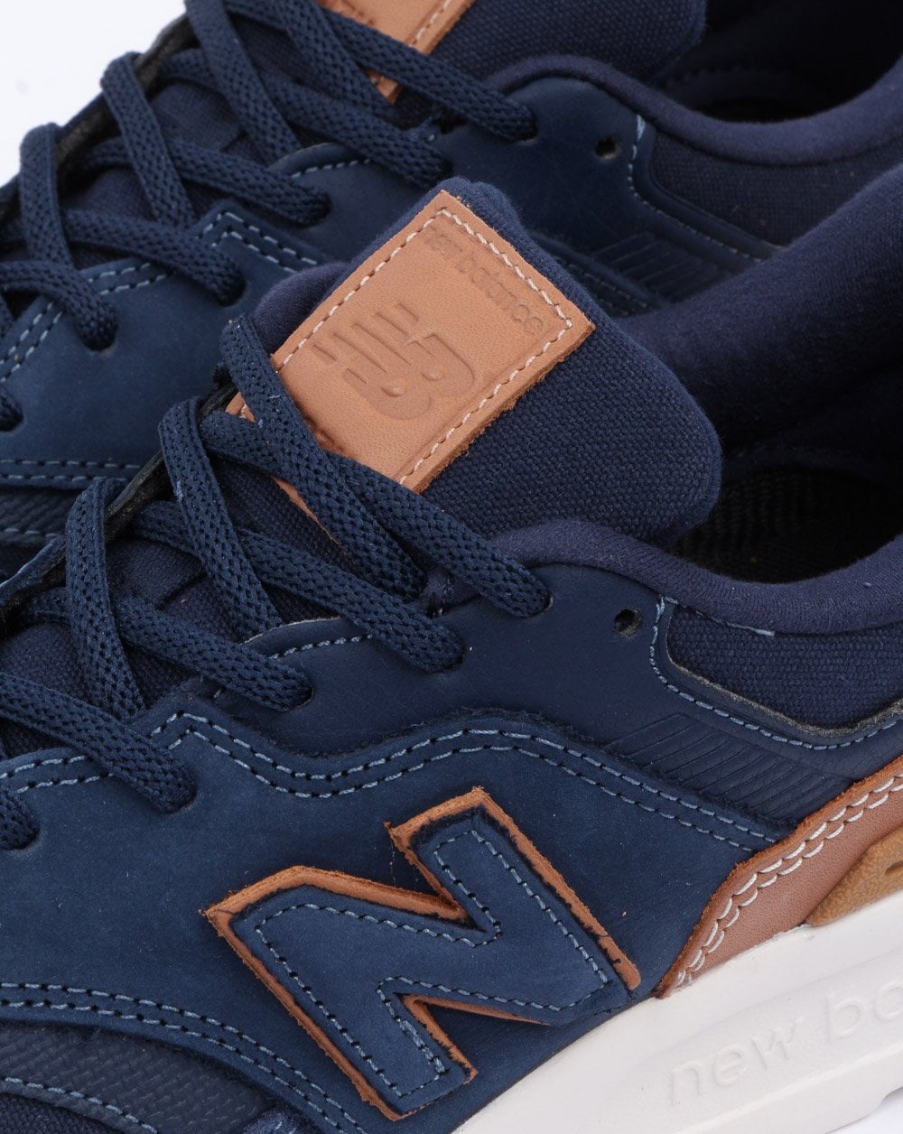 New Balance 997 Trainers Navy/brown