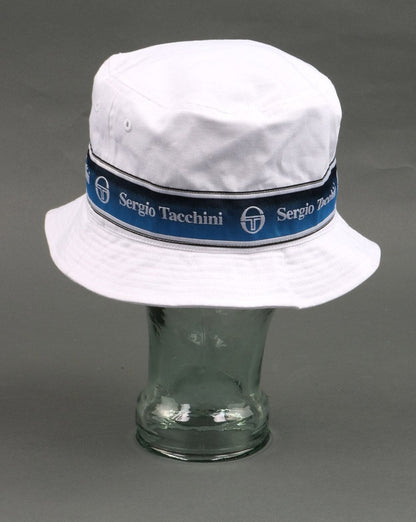 Sergio Tacchini Bucket Hat White