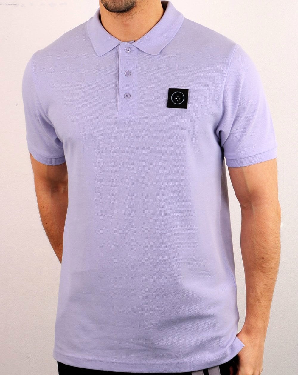 Marshall Artist Siren Short Sleeve Polo Lilac