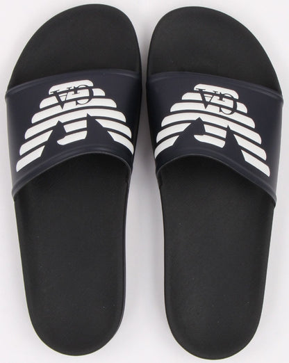 Emporio Armani Sliders Navy