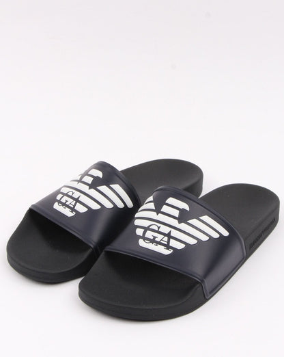 Emporio Armani Sliders Navy