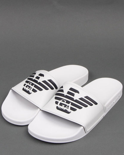 Emporio Armani Sliders Optical White