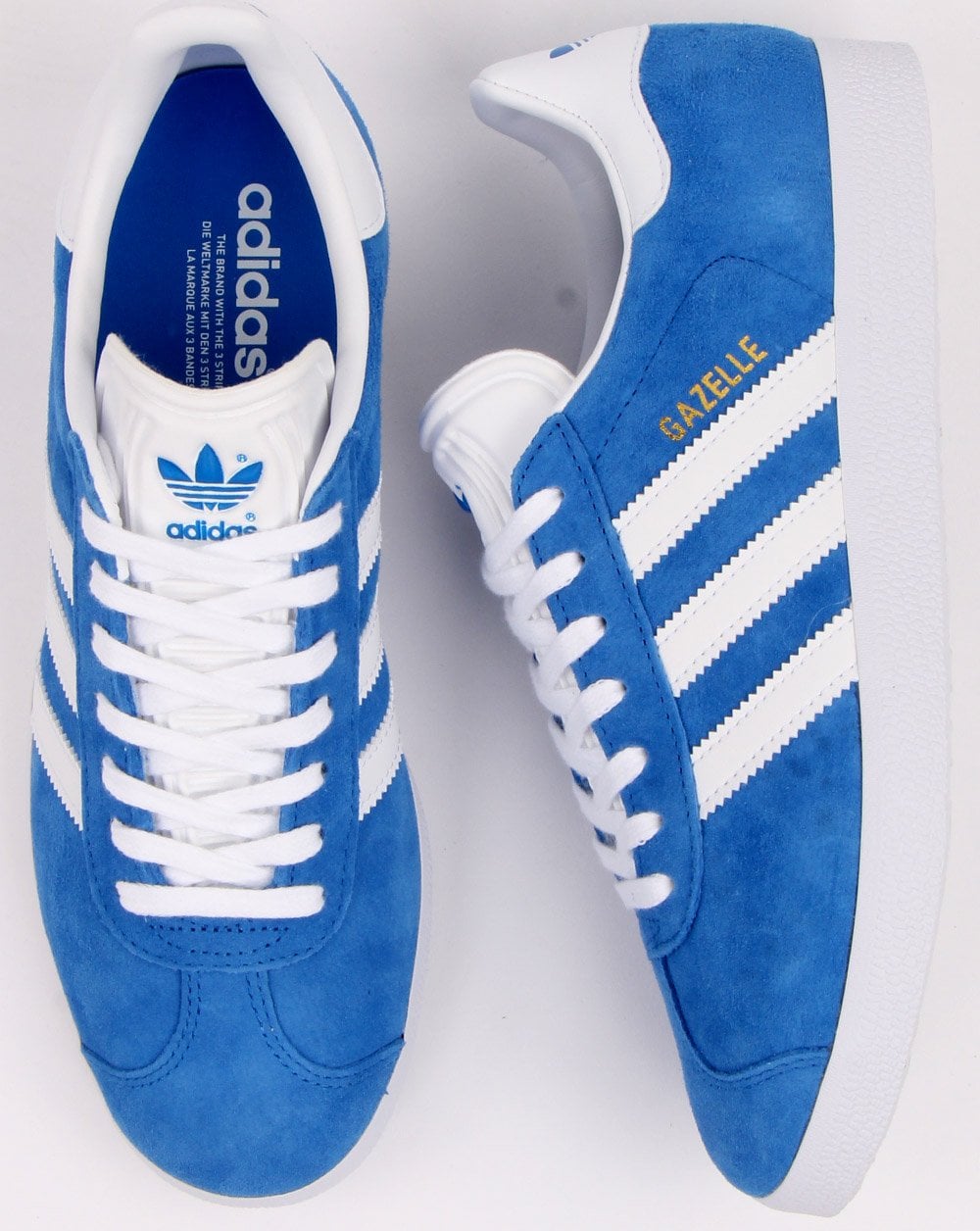 Adidas Gazelle Trainers Royal Blue/White
