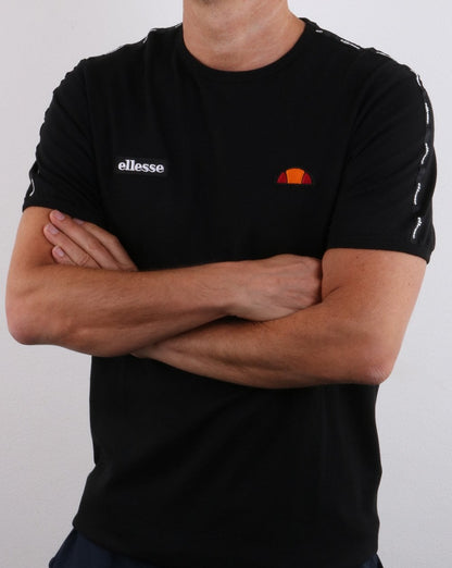 Ellesse Taping T Shirt Black