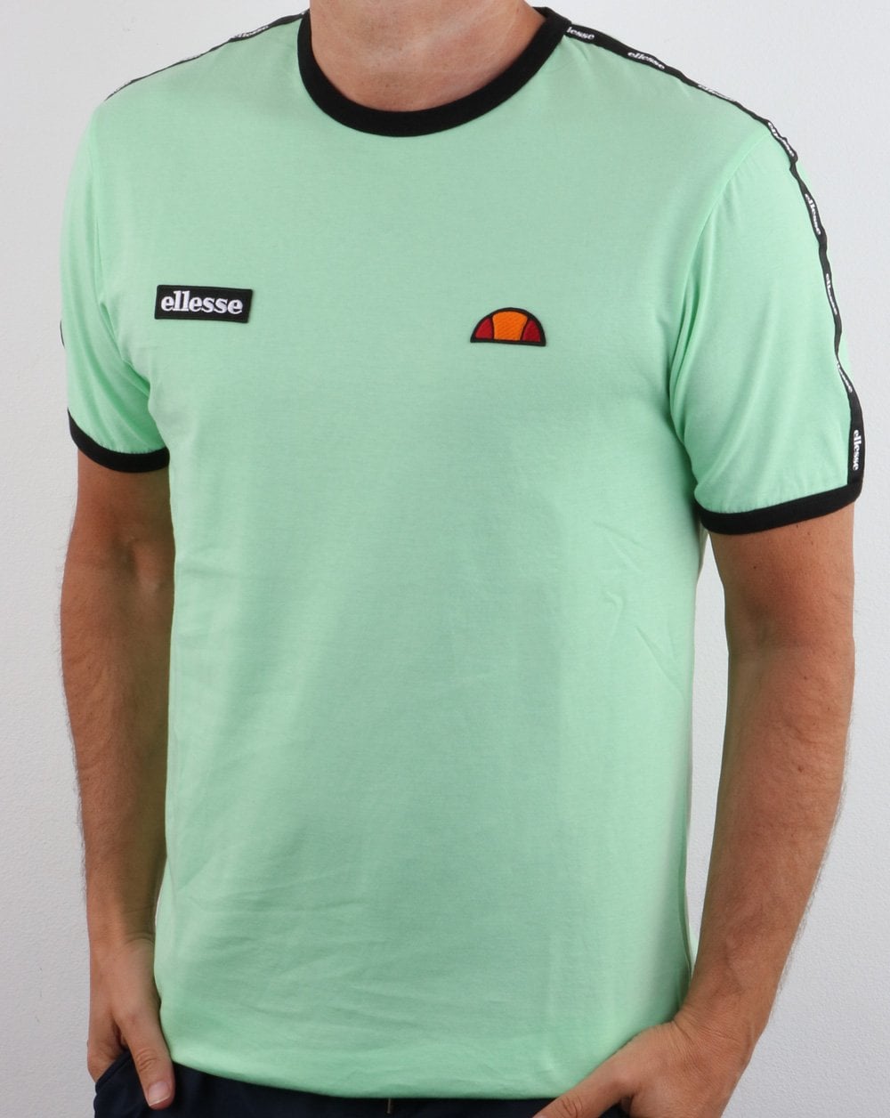 Ellesse Taping T Shirt Green