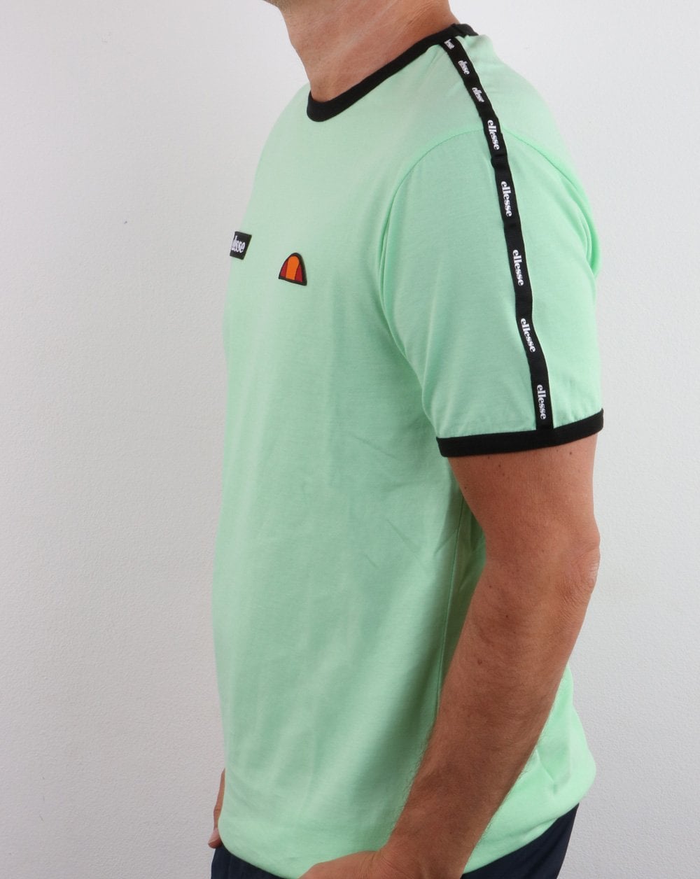 Ellesse Taping T Shirt Green