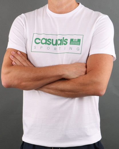 Weekend Offender Casuals International T-shirt White/green