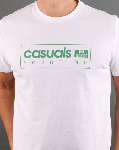 Weekend Offender Casuals International T-shirt White/green