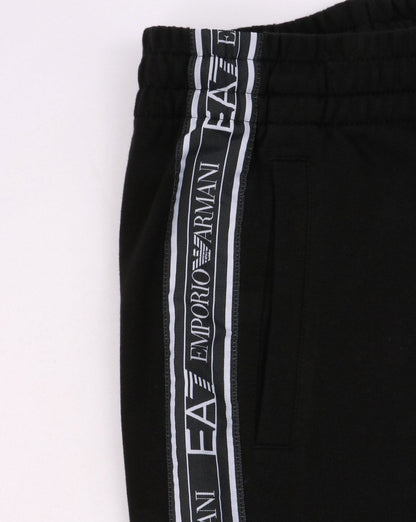 Emporio Armani EA7 Taped Track Pants Black
