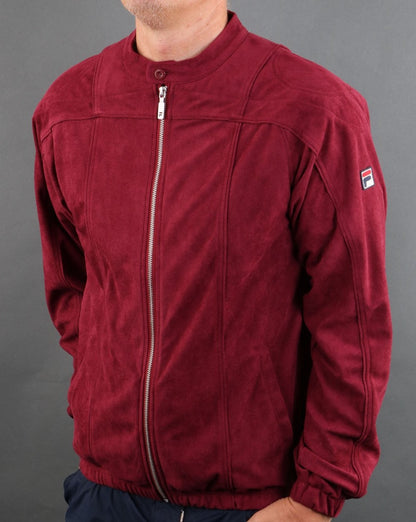 Fila Vintage Terrinda Mk3 Track Top Deep Burgundy