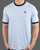 Fila Vintage Ringer T Shirt Sky Blue/Navy