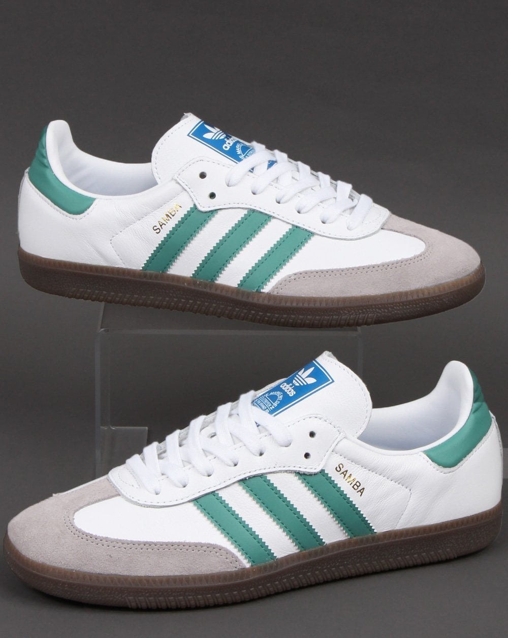 Adidas Samba Og Trainers White/Light Green