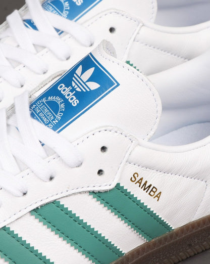 Adidas Samba Og Trainers White/Light Green