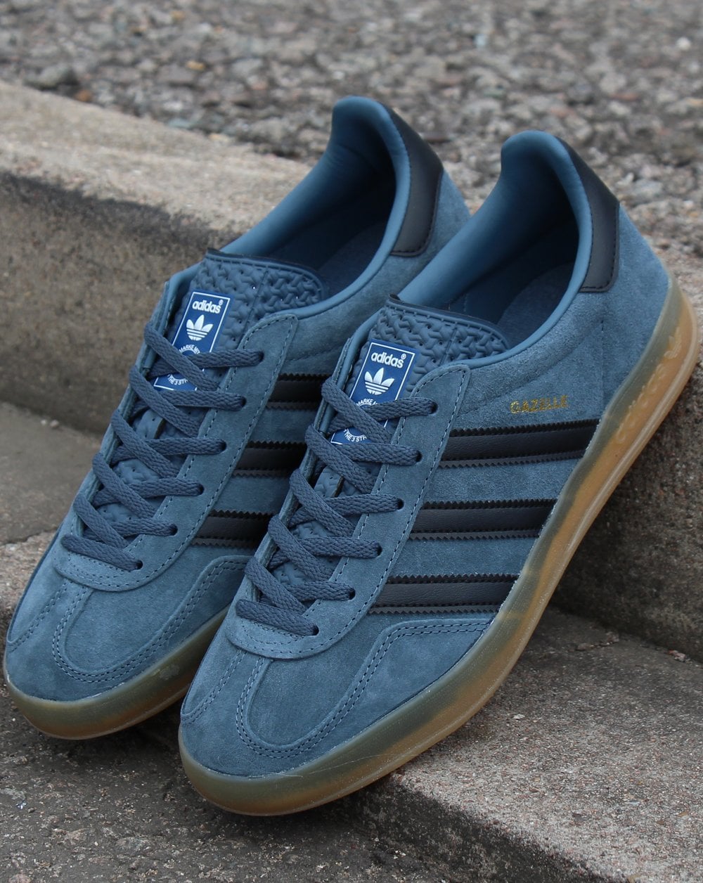 Adidas Gazelle Indoor Trainers Grey Black