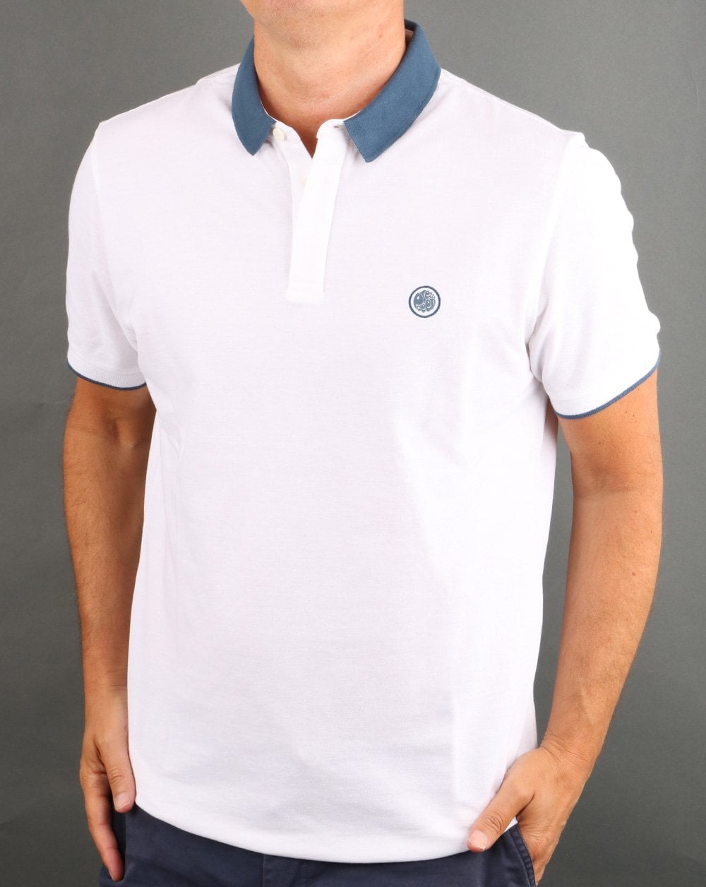 Pretty Green Tadwick Polo Shirt White