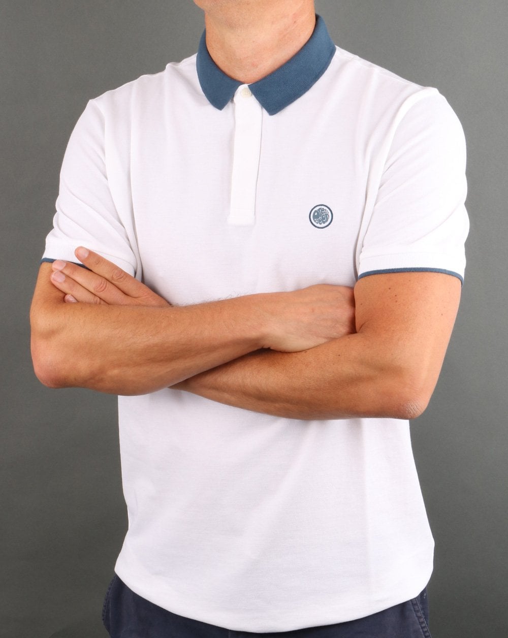 Pretty Green Tadwick Polo Shirt White
