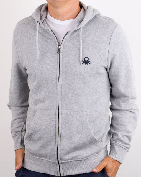Benetton Hoodie Grey
