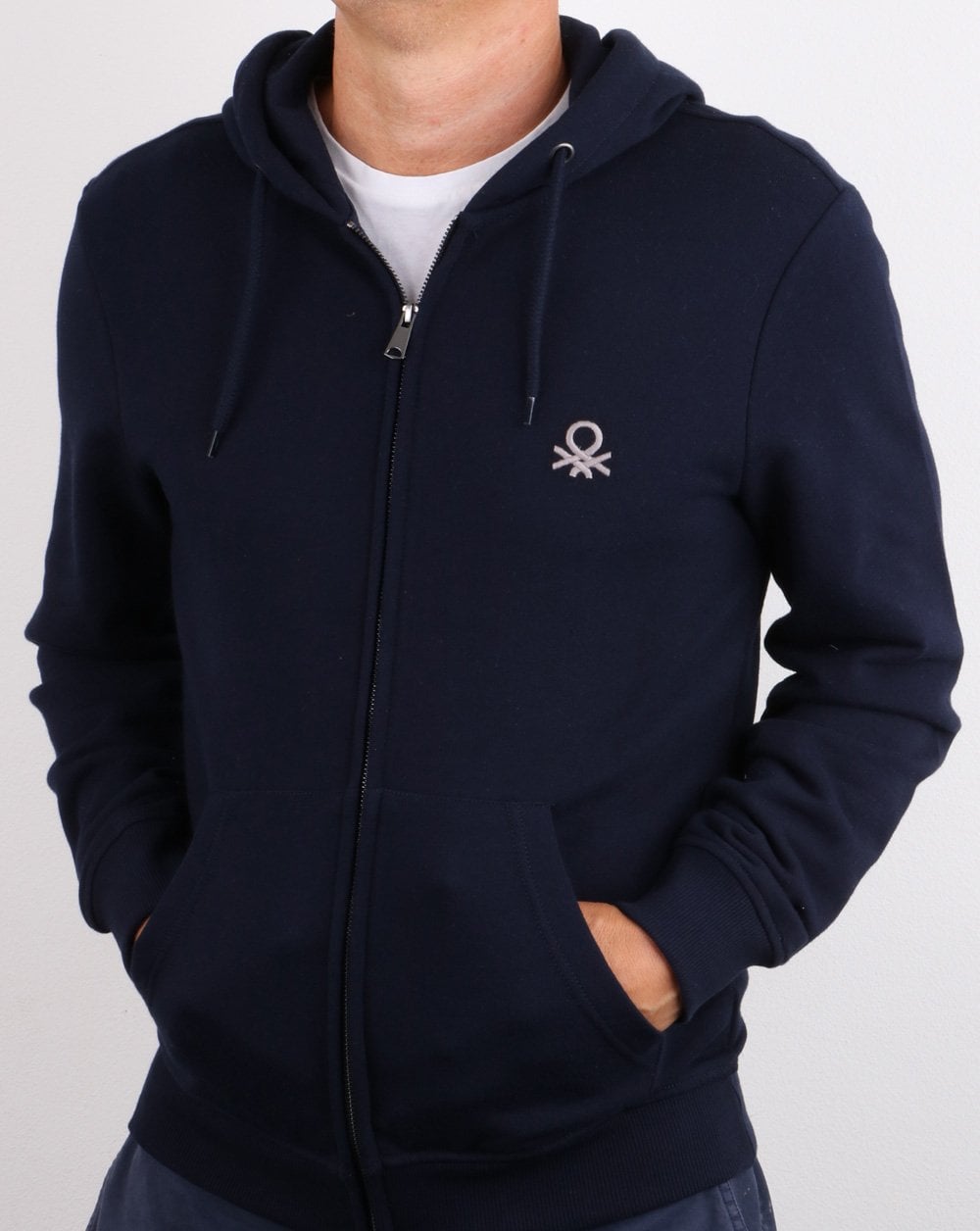 Benetton Hoodie Navy