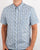 Pretty Green Ava Print Shirt Blue