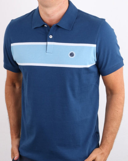 Pretty Green Lloyd Polo Shirt Blue