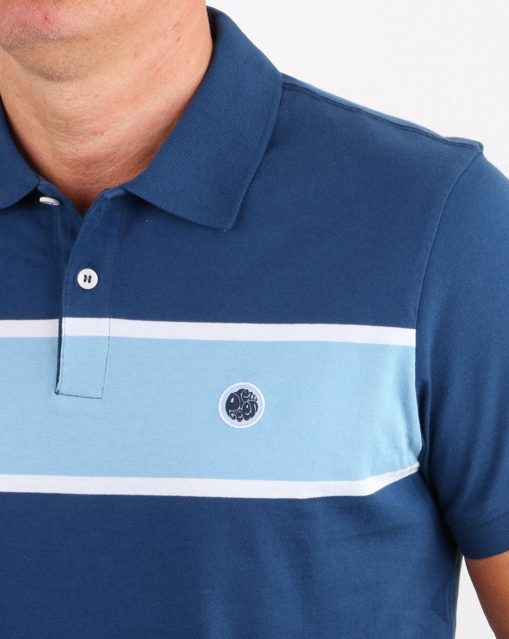 Pretty Green Lloyd Polo Shirt Blue