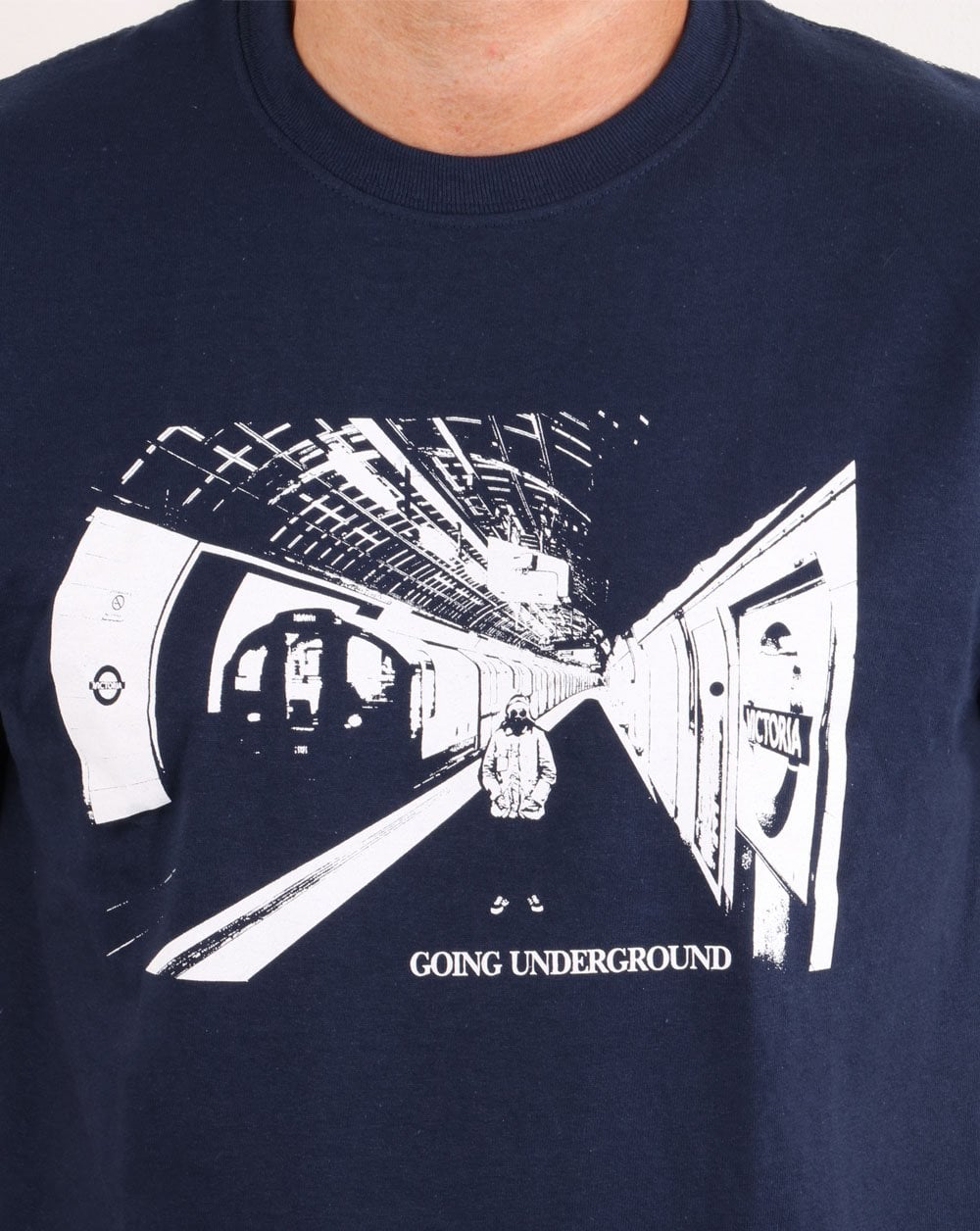 80s Casual Classics Going Underground T-shirt Navy