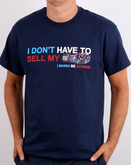 80s Casual Classics Sell My Soul T-shirt Navy