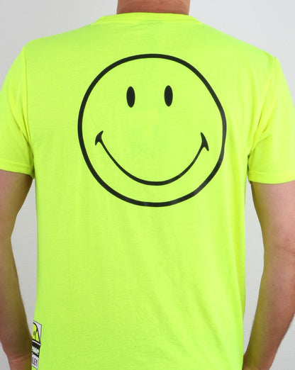 Ellesse Smiley T Shirt Neon Yellow