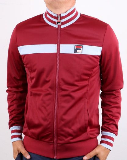 Fila Vintage Clint Track Top Claret/Sky