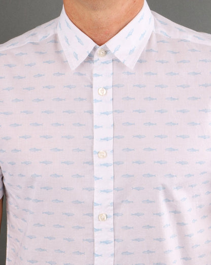 Benetton Short Sleeve Shirt White