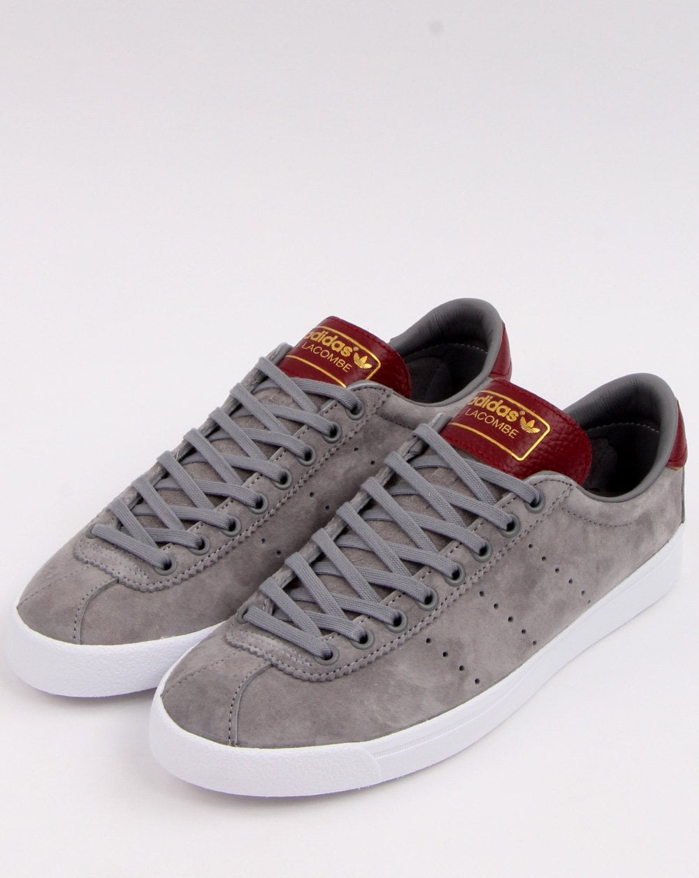Adidas Lacombe Trainers Grey/Burgundy