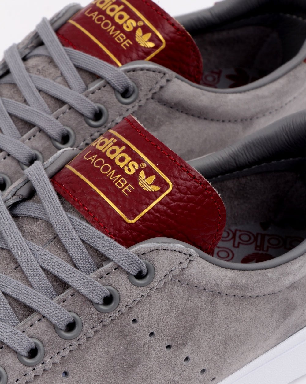 Adidas Lacombe Trainers Grey/Burgundy