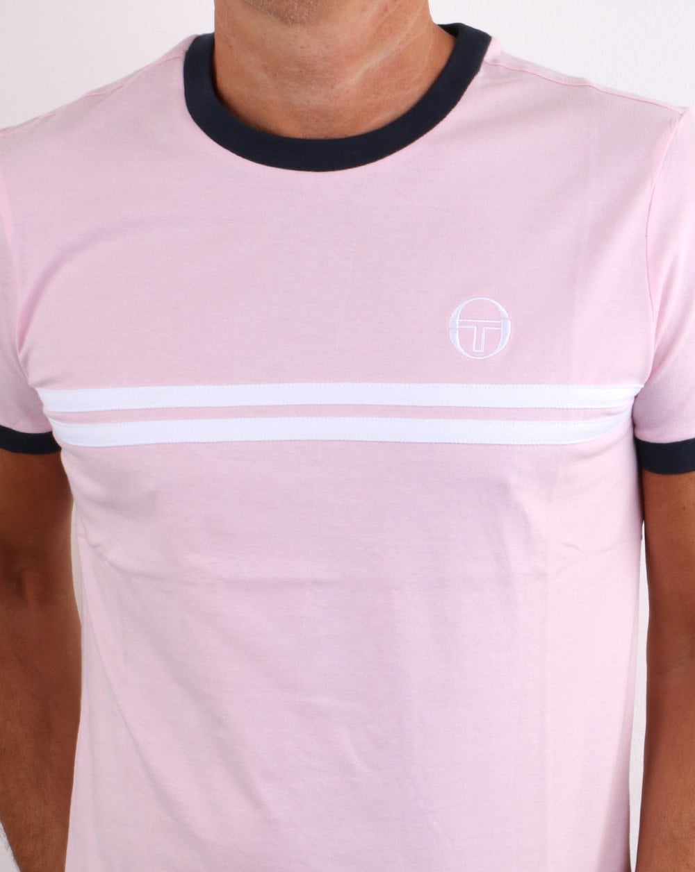Sergio Tacchini Supermac T-shirt Pink/white