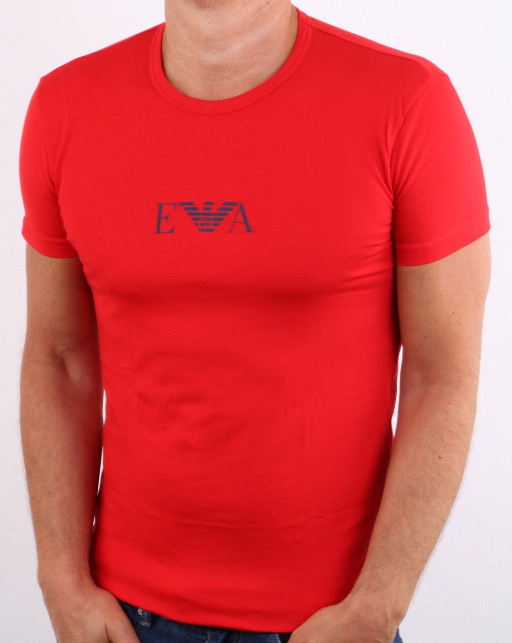 Emporio Armani Monogram T-shirt Red