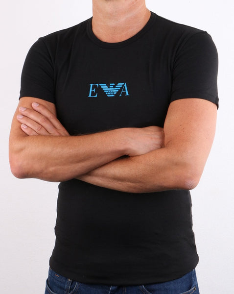 Emporio Armani Monogram T-shirt Black