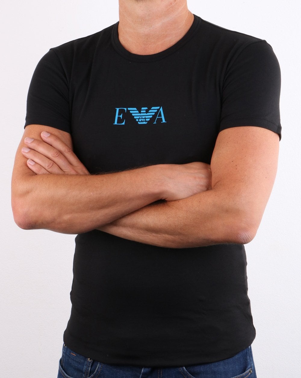 Emporio Armani Monogram T-shirt Black