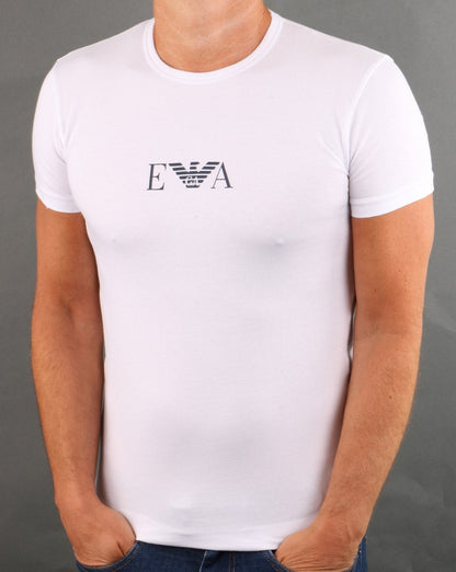 Emporio Armani Monogram Loungewear T-shirt White