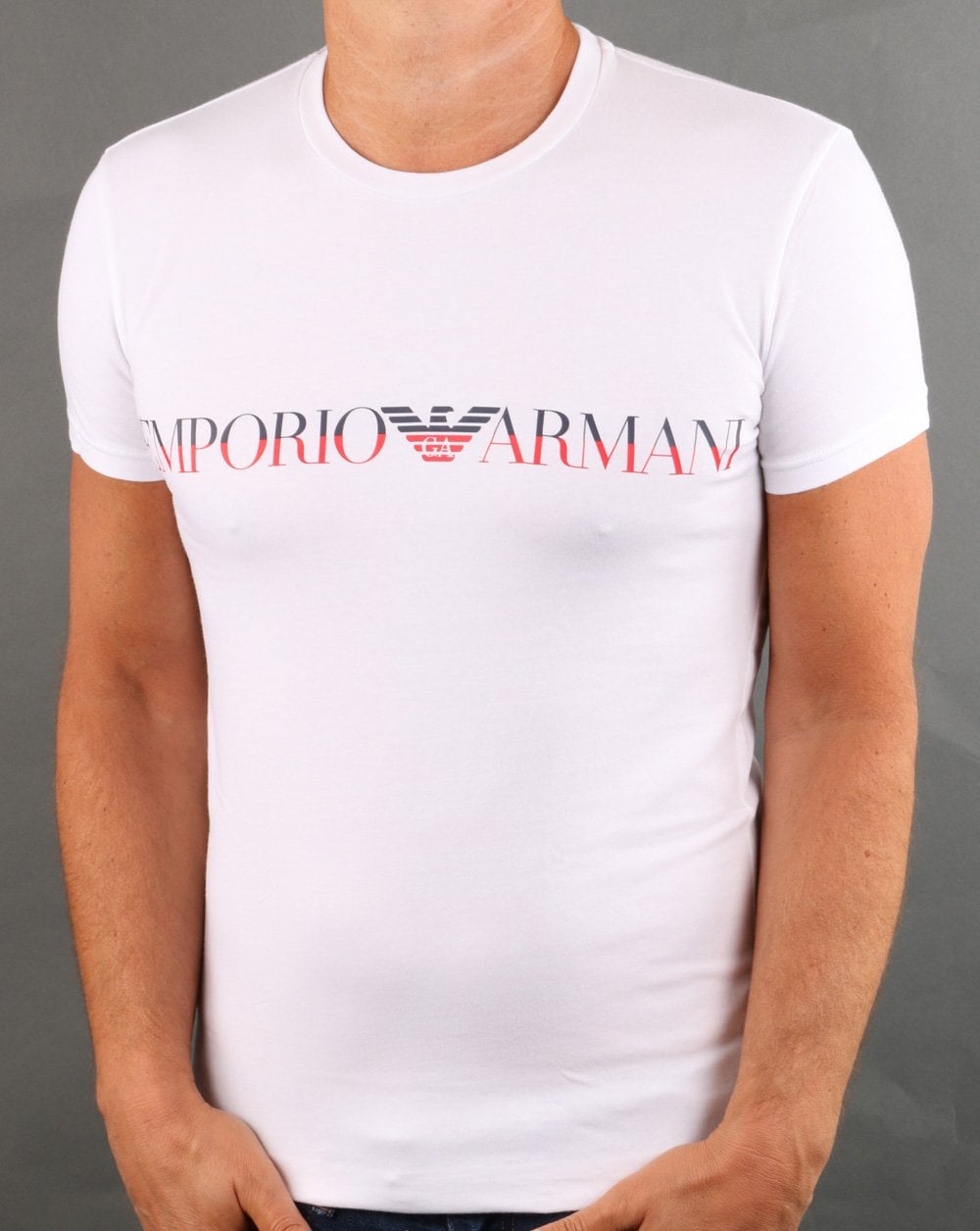 Emporio Armani Fashion Waistband Loungewear T-shirt White