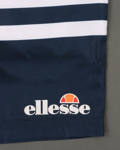 Ellesse Striped Swim Shorts White/Navy