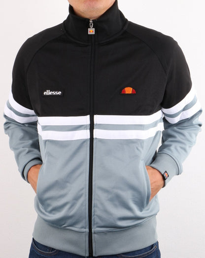 Ellesse Rimini Track Top Black/Grey/White