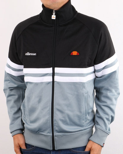 Ellesse Rimini Track Top Black/Grey/White
